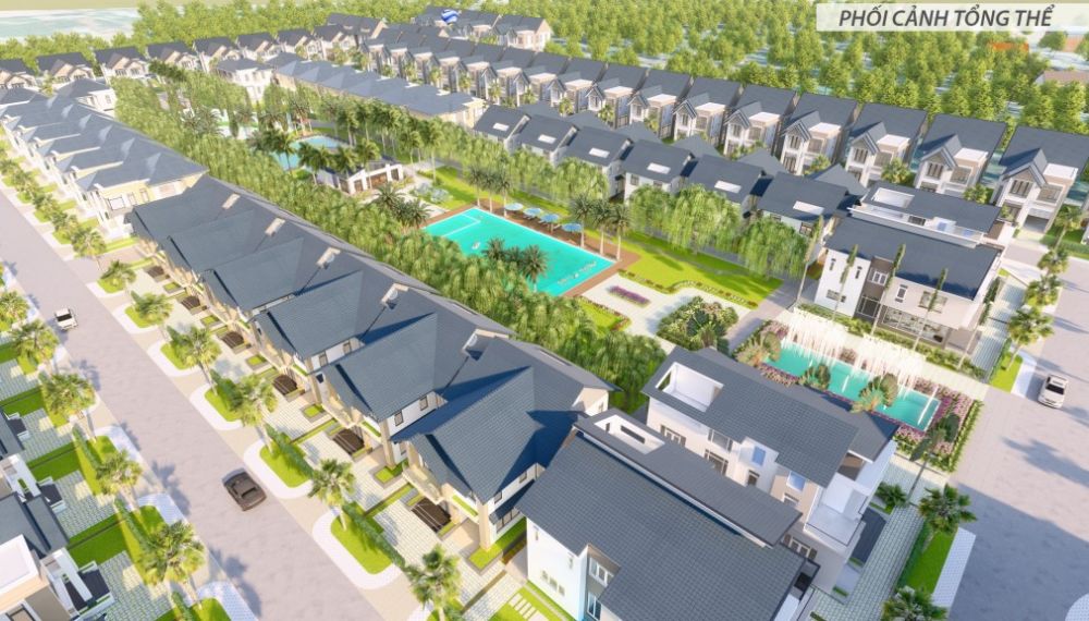 Phối cảnh dự án khu biệt thự Golden Queen Bà Rịa