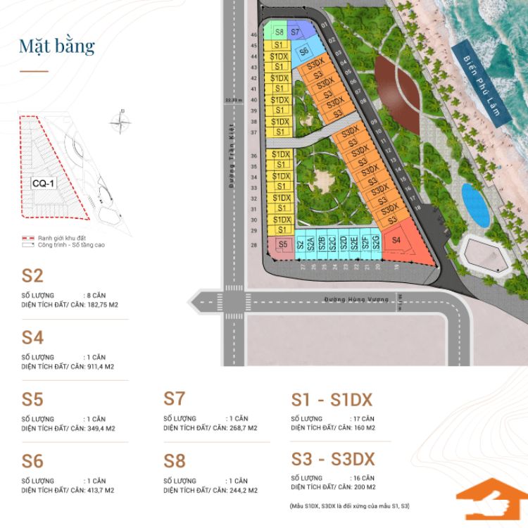 Mặt bằng dự án The Seahara Phú Yên