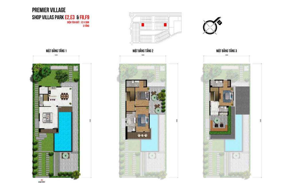 Mặt bằng dự án khu nghĩ dưỡng Lagoona Bình Châu