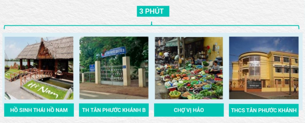 Tiện ích 3 phút dự án khu nhà ở liền kề An Phát Luxury