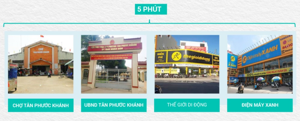 Tiện ích 5 phút dự án khu nhà ở liền kề An Phát Luxury