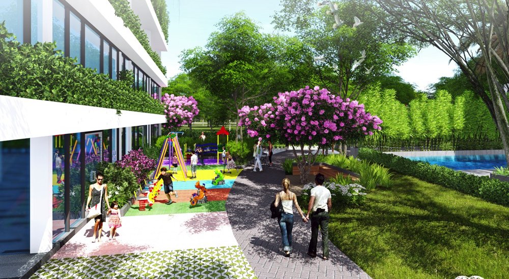 Công viên dự án Green Valley Phước Bình Long Thành