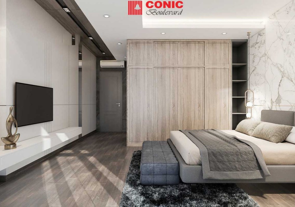 Thiết kế phòng ngủ dự án căn hộ chung cư Conic Boulevard Quận 6 