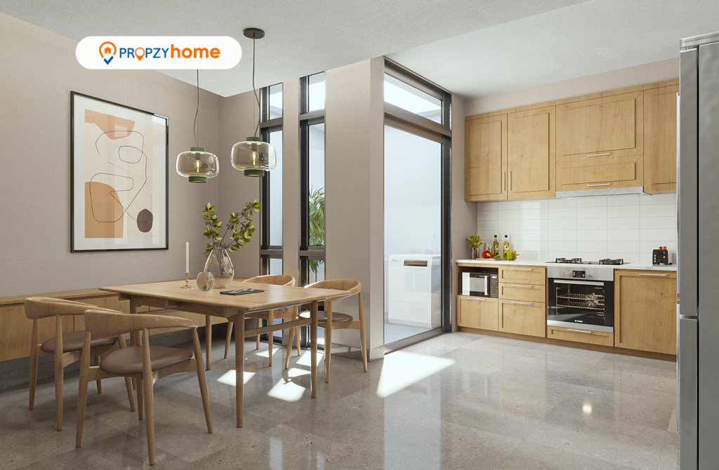 thiet ke nha bep nhieu nang Propzy Home