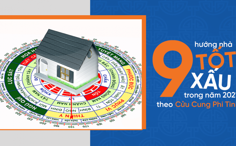 9 hướng nhà tốt, xấu trong năm 2021 theo Cửu Cung Phi Tinh