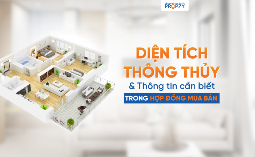 Diện tích thông thủy và cách tính diện tích thông thủy chung cư