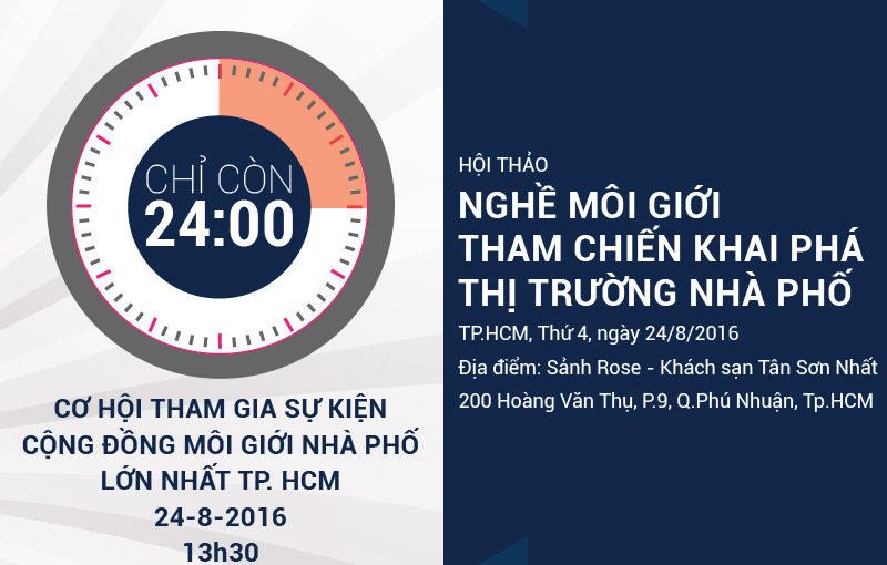 Hội thảo Nghề môi giới, diễn đàn mở cho cộng đồng tư vấn BĐS tại TPHCM