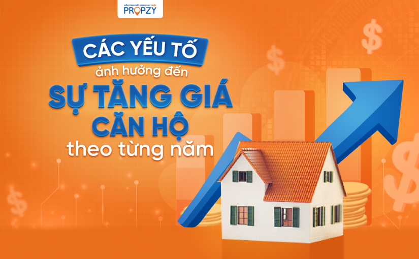 Các yếu tố ảnh hưởng đến sự tăng giá căn hộ theo từng năm