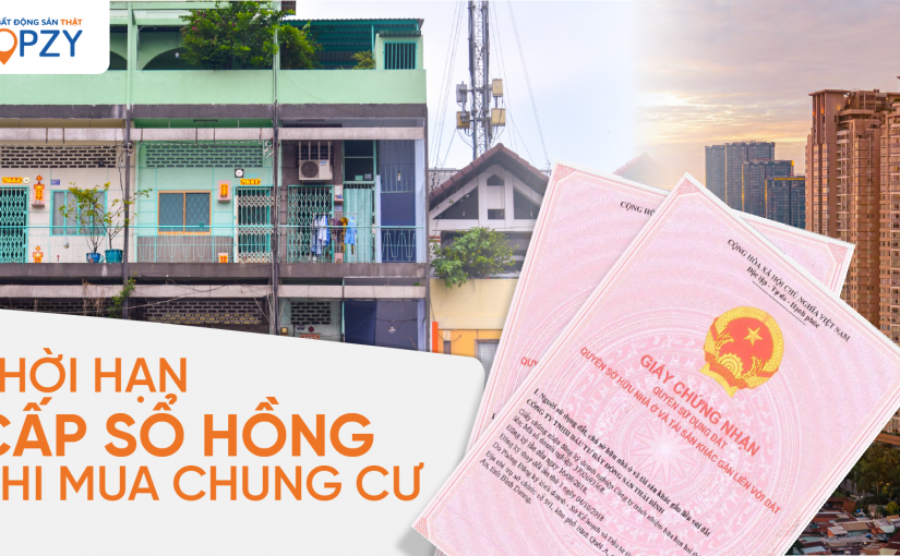 Mua chung cư bao lâu mới được cấp sổ hồng?