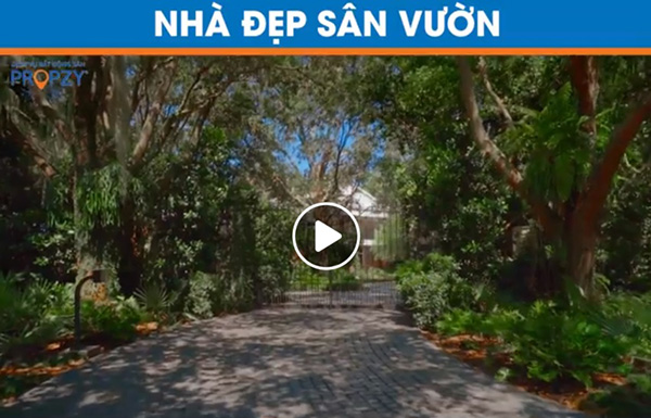 Cùng ngắm căn nhà có sân vườn tuyệt đẹp