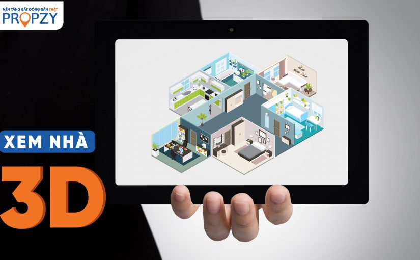 Propzy áp dụng công nghệ Xem Nhà 3D trên nền tảng bất động sản THẬT