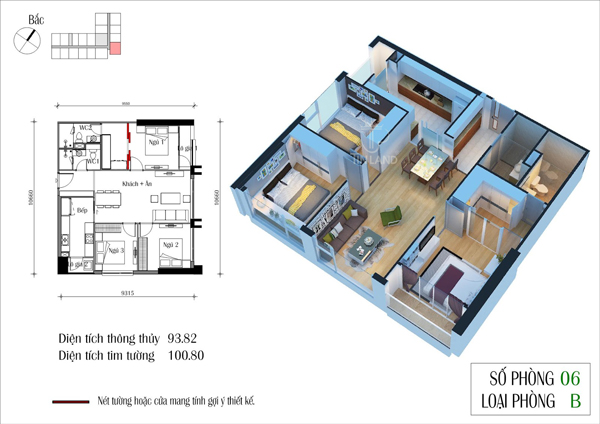 Cách tính diện tích căn hộ chung cư và cách xử lý khi có chênh lệch diện tích trên hợp đồng