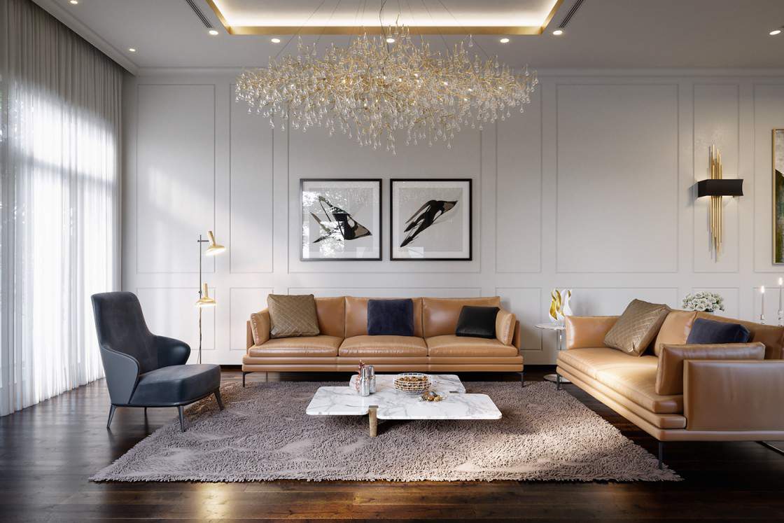 mau sac trang tri can ho hop phong thuy