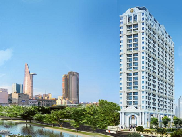 Căn hộ Grand Riverside có vị trí vô cùng đắc địa khi nằm ở mặt tiền Bến Vân Đồn