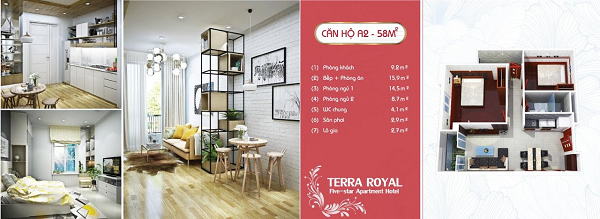 thiet ke can ho 58m2 cua chung cu terra royal