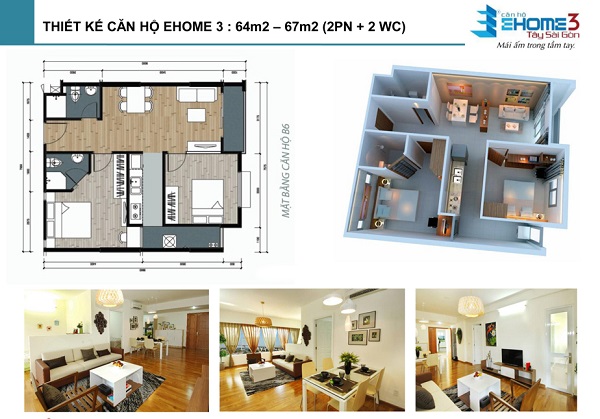can-ho-ehome-3-2-phong-ngu thiet ke can ho 2 phong ngu cua can ho chung cu ehome 3