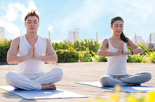 khu tap yoga tai diamond lotus riverside