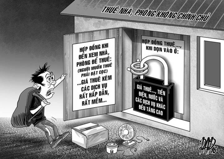 Cảnh giác trước 1001 bẫy thuê nhà