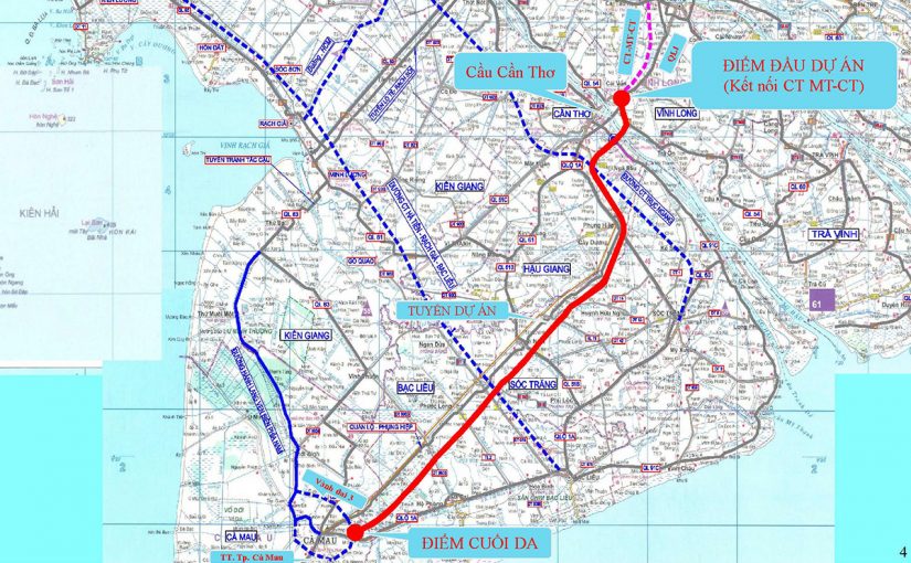 Làm tuyến cao tốc Cần Thơ – Cà Mau trị giá 47.000 tỷ đồng