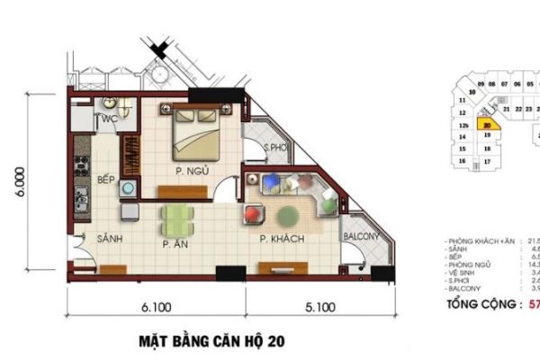 Thiết kế căn hộ chung cư Khang Gia Quận Gò Vấp, Tp.HCM