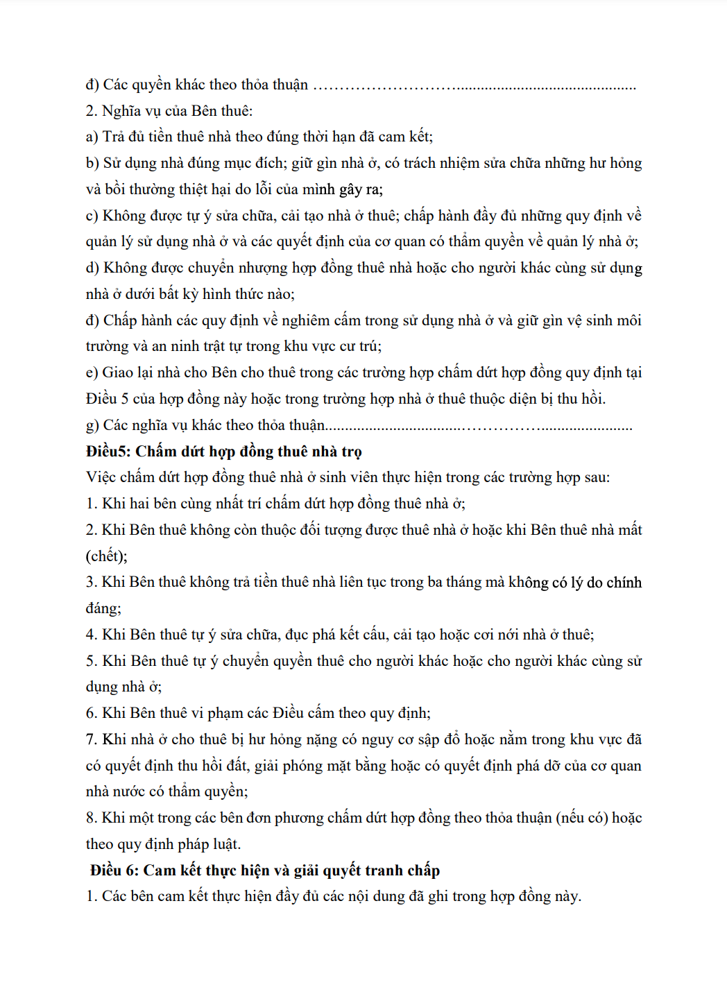 hop dong thue nha tro