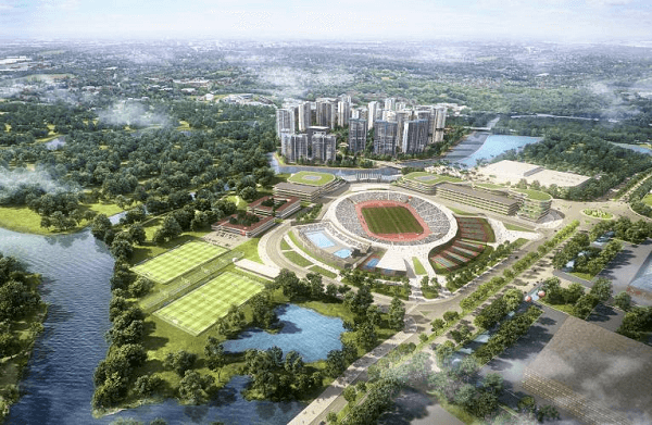 khu do thi Saigon Sports City voi nhieu tien ich hien dai