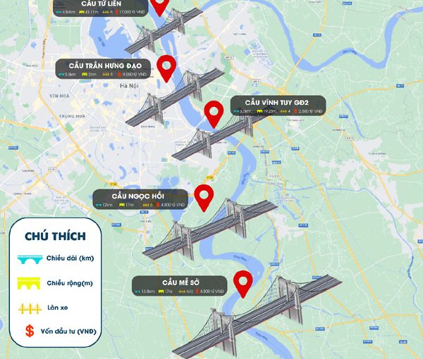 Diện mạo mới của Thủ đô bên bờ sông Hồng