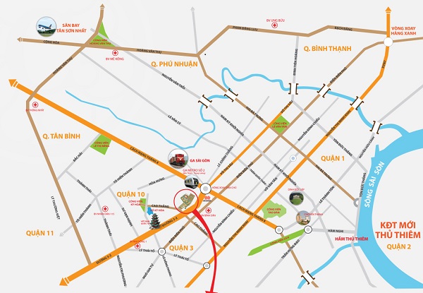 Vị trí tọa lạc đắc địa của dự án IDICO Tân Phú