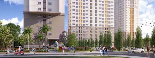 Công viên nội khu nằm trong lòng dự án căn hộ IDICO Tân Phú