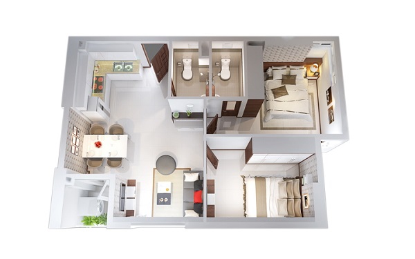 Thiết kế căn hộ trong dự án IDICO Tân Phú có gì đặc biệt?