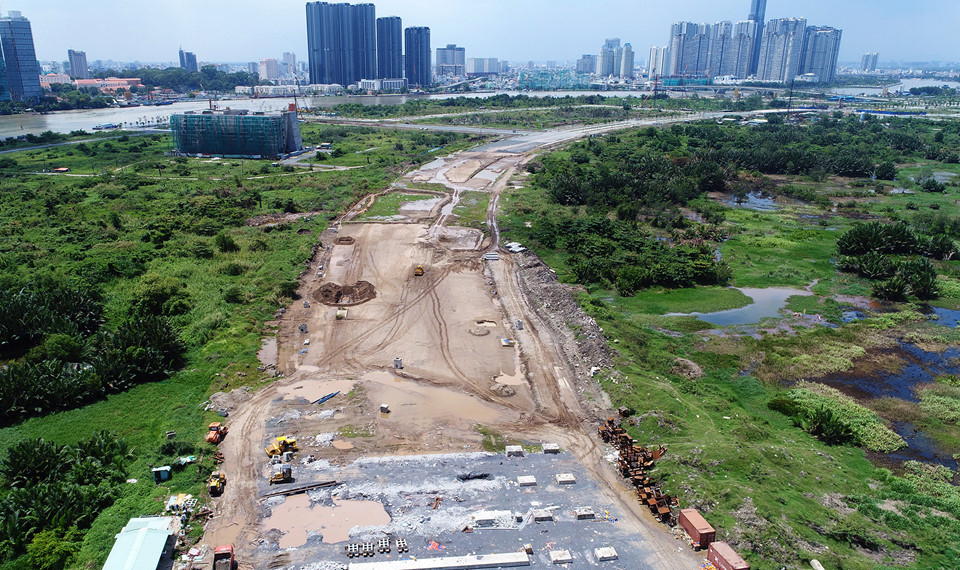 4 con đường 1.000 tỷ/km ở Thủ Thiêm đang làm đến đâu - Hình 5