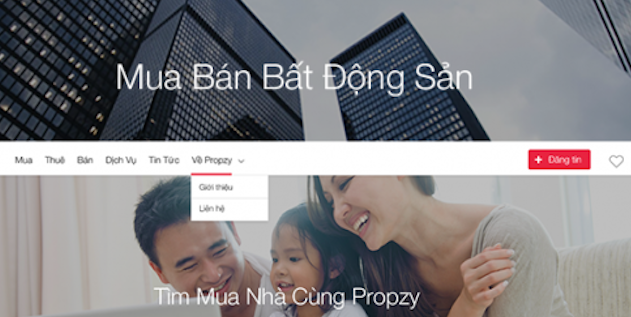 Giải pháp mua bán nhà đất trên nền tảng công nghệ Propzy