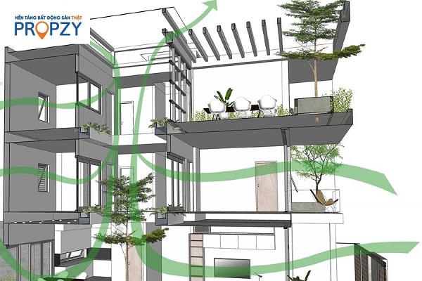 Giải pháp thông gió cho nhà phố ngày càng được chú trọng