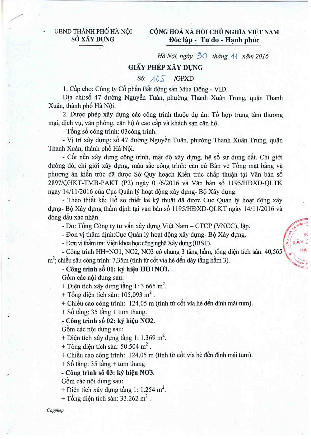 Giấy phép xây dựng ở Hà Nội ảnh 1