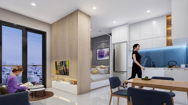 goi y thiet ke can ho mini phu hop cho gia dinh