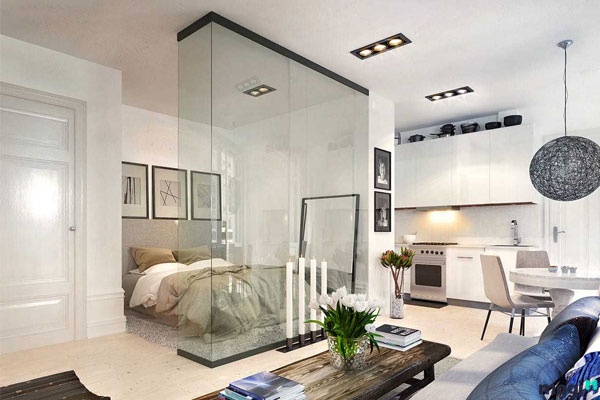 mau thiet ke can ho sang trong