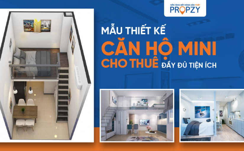 Gợi ý các mẫu thiết kế căn hộ mini cho thuê đẹp và tiện lợi