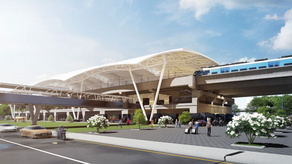 Phối cảnh nhà ga vừa được công bố