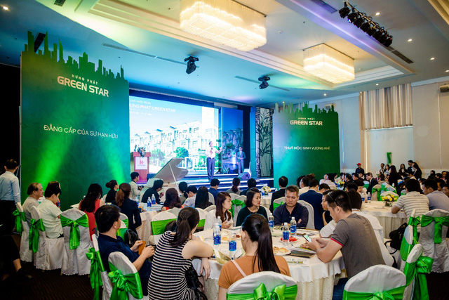 Dự án căn hộ Hưng Phát Green Star trước đó của Hưng Lộc Phát thu hút hàng trăm khách hàng tham dự.