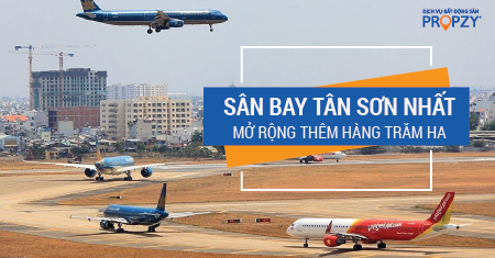 Mở rộng sân bay Tân Sơn Nhất thêm hàng trăm ha