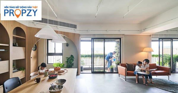 Phong cách thiết kế không gian sống tối giản nguyên tắc màu sắc 6 - 3 -1