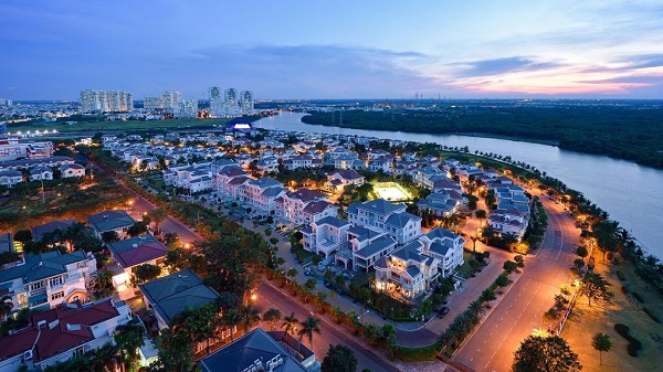 Mật độ phủ xanh tại Phú Mỹ Hưng cực kỳ cao