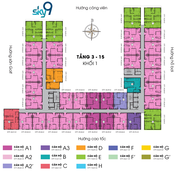 mat-bang-block-1 thiet ke mat bang can ho chung cu sky 9 apartment