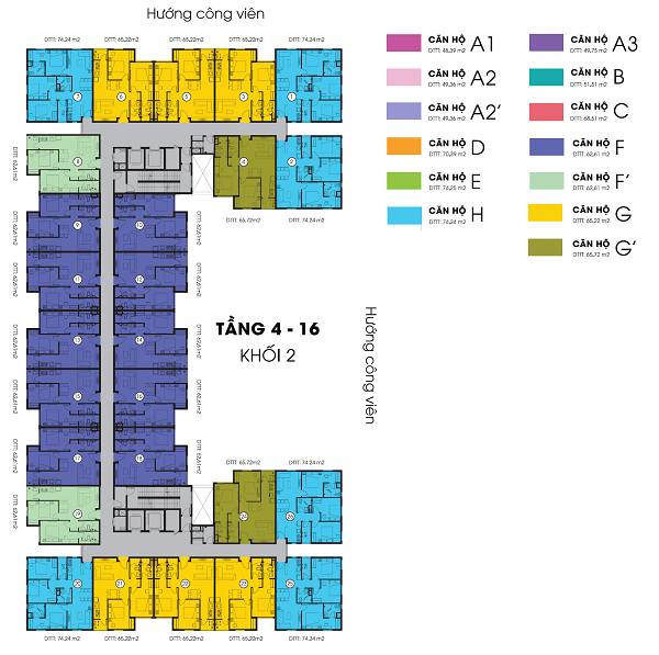 mat-bang-block-2 mat bang can ho tang 4 du an sky 9 apartment