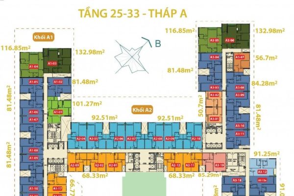 mat bang can ho du an chung cu the gold view quan 4