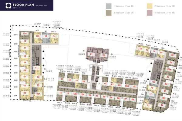 mat bang chi tiet can ho the metropole thu thiem quan 2