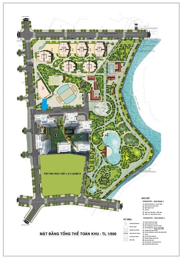 thiet ke mat bang tong the du an topaz city