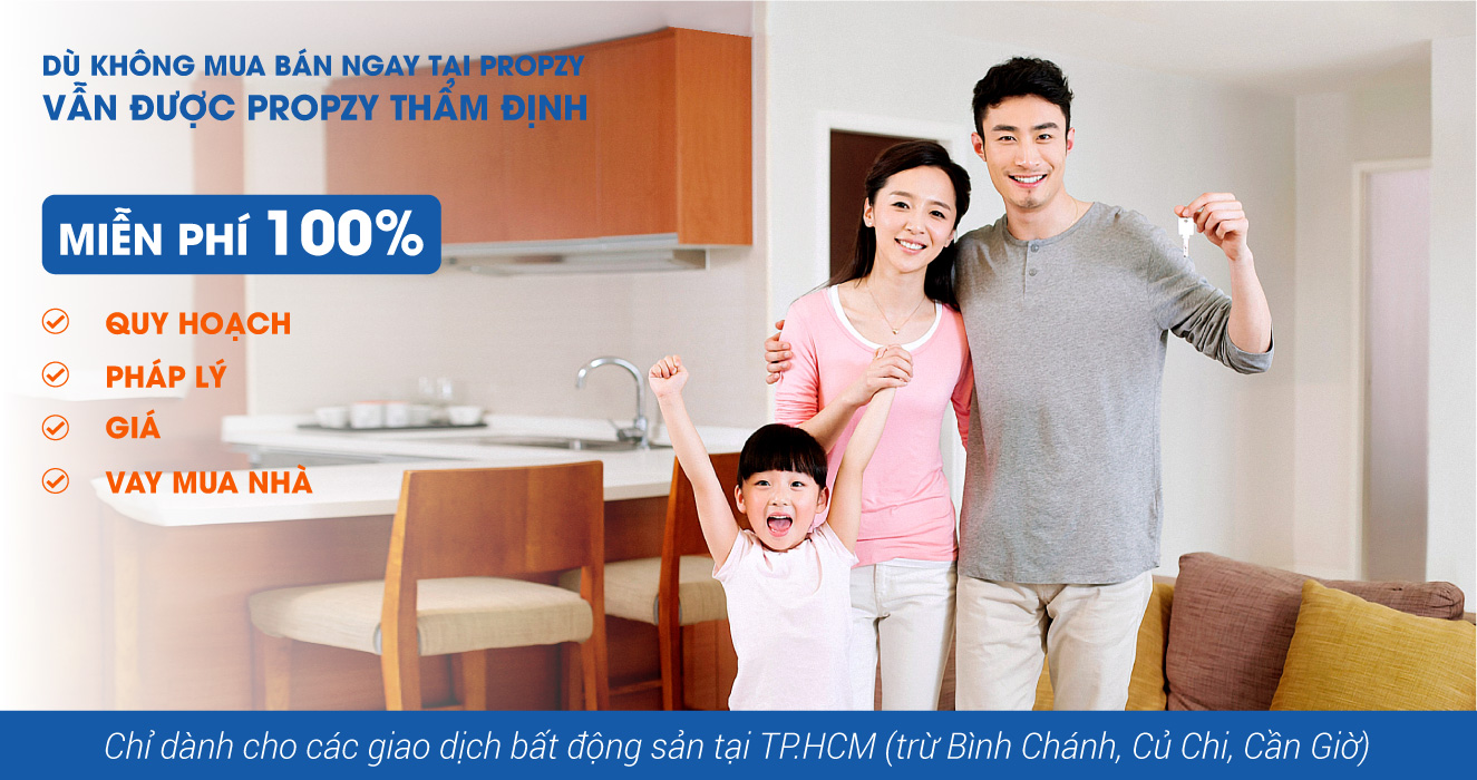 Miễn phí dịch vụ nhà đất Propzy