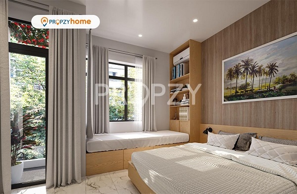 Ngôi nhà cấp 3 thiết kế hiện đại và gần gũi thiên nhiên tại quận Thủ Đức