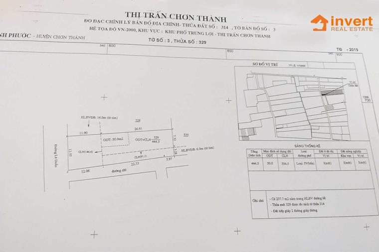 Sơ đồ phân lô dự án